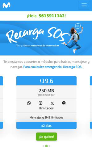 Ejemplo de la visualización de RSOS