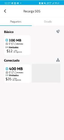 Ejemplo de la visualización de RSOS