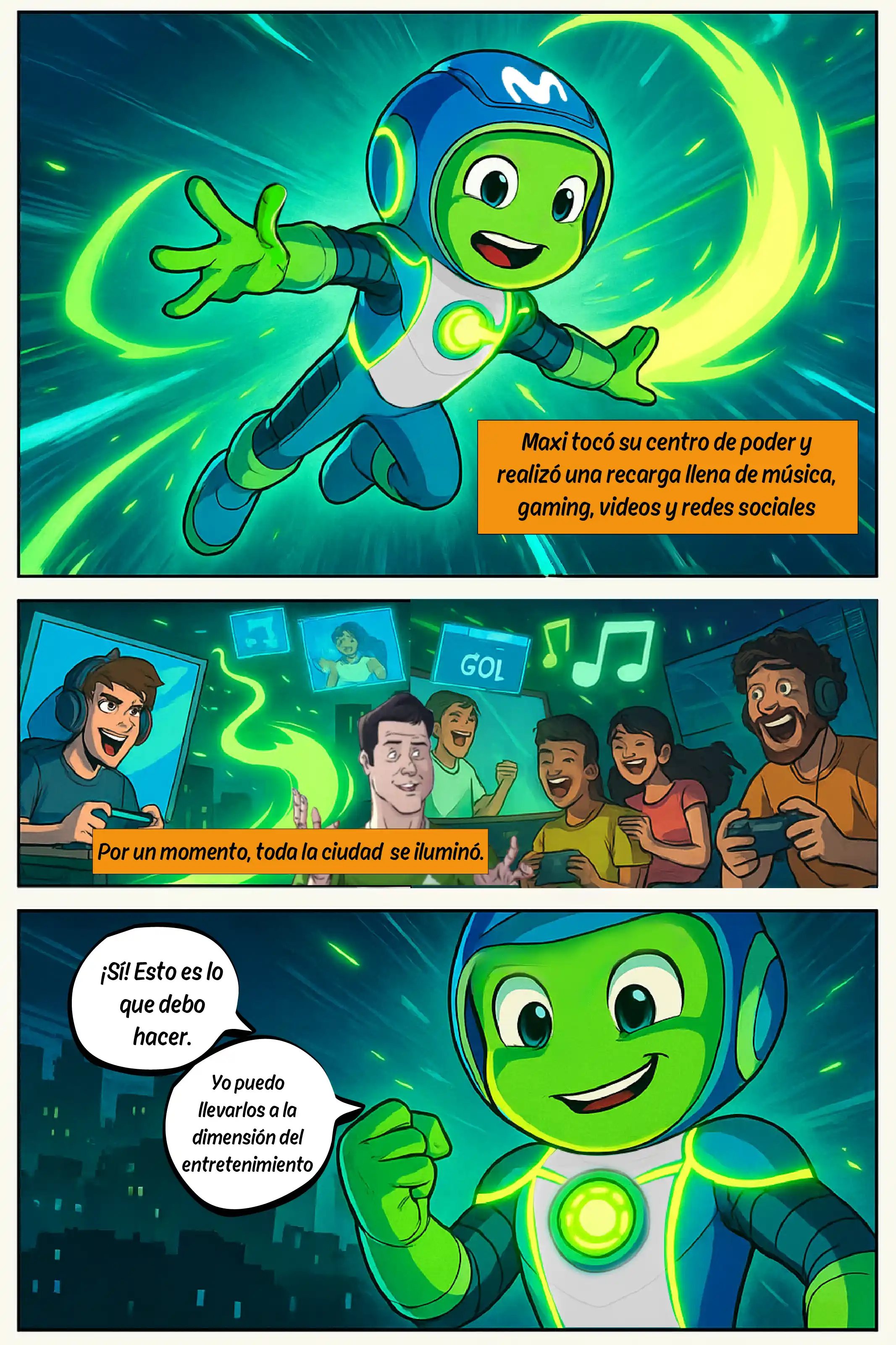 Tomo 1 página 4 de Maxi: El origen de la aventura