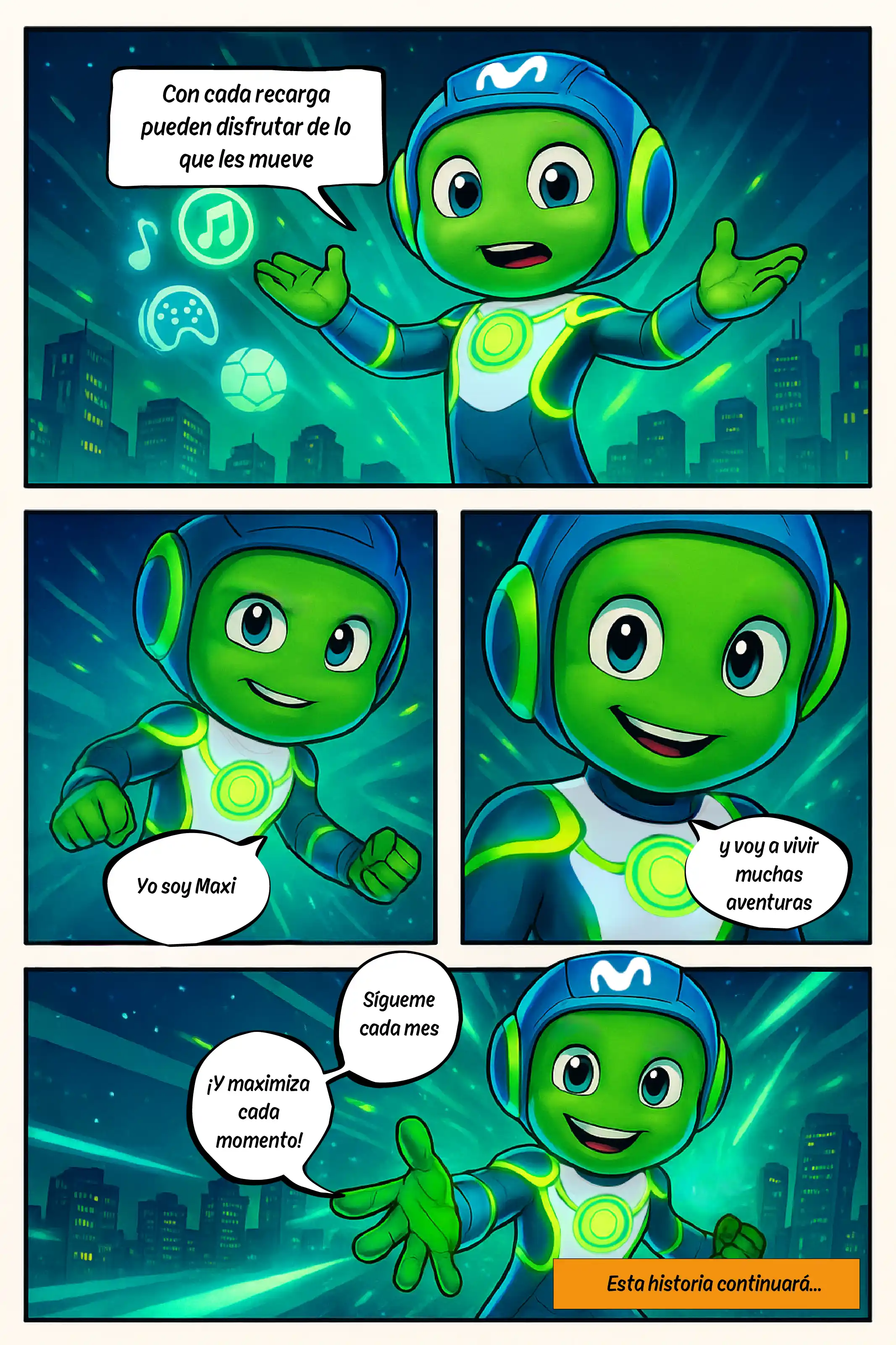 Tomo 1 página 5 de Maxi: El origen de la aventura