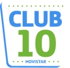 Logotipo oficial de Club 10 Movistar